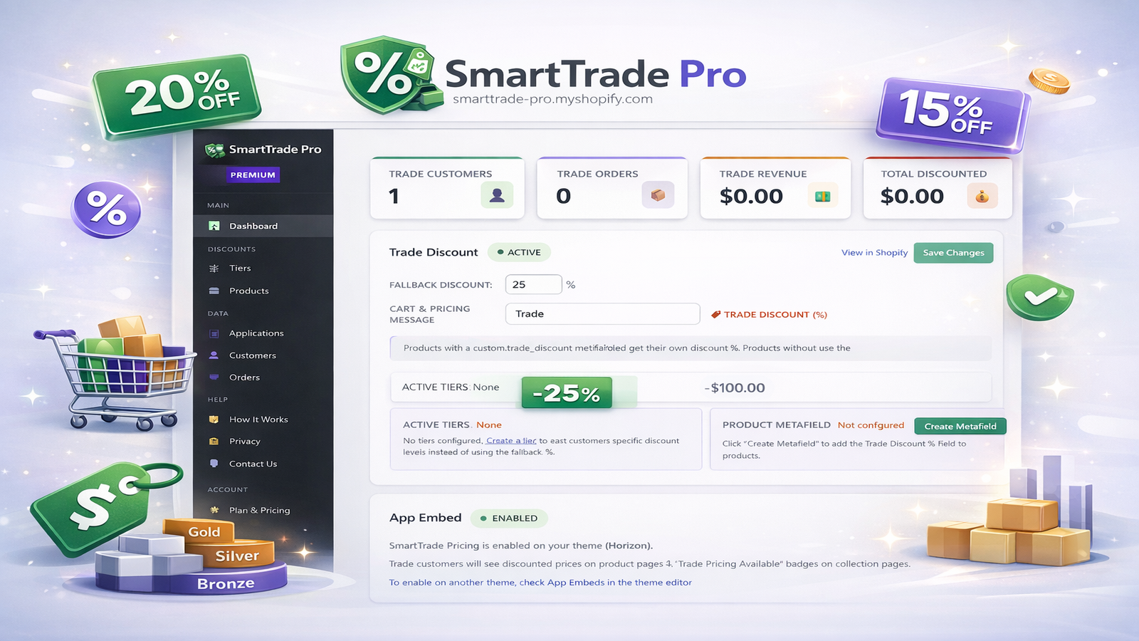 SmartTrade Pro Dashboard