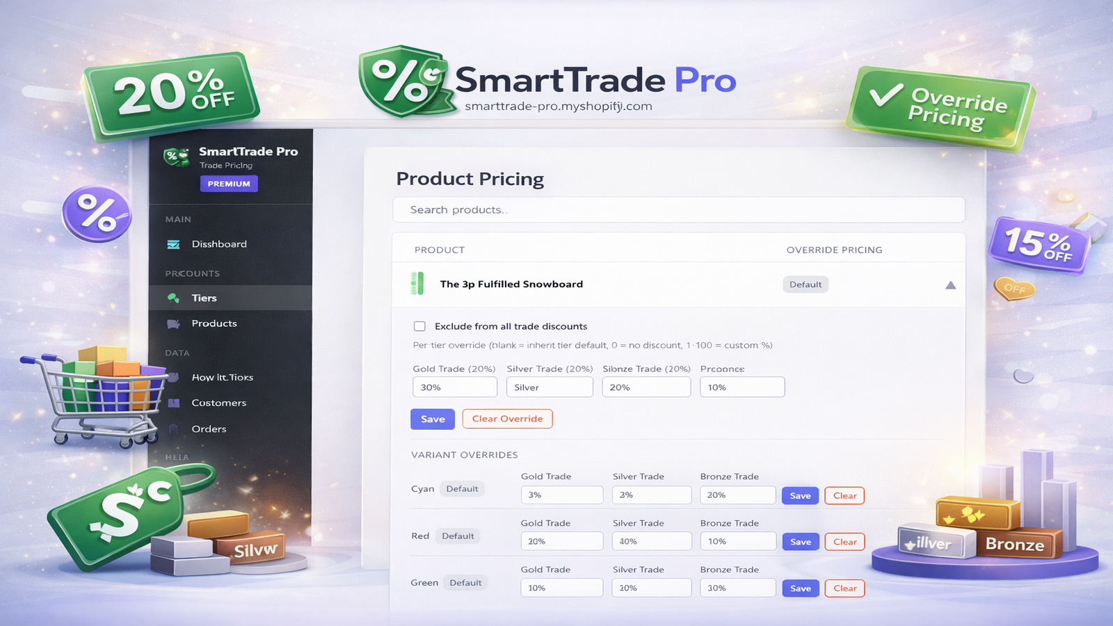 Per-Product Pricing Overrides